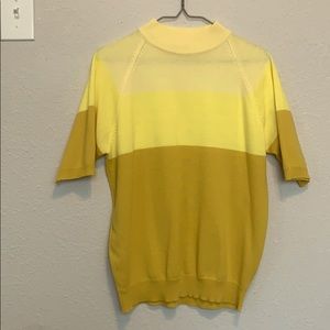 Yellow toned retro shirt